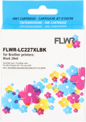 FLWR Brother LC-227BK zwart Front box