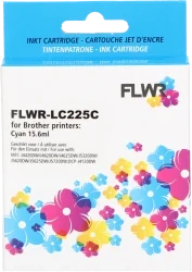 FLWR Brother LC-225XLC cyaan Front box