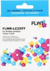 FLWR Brother LC-225XLY geel Front box