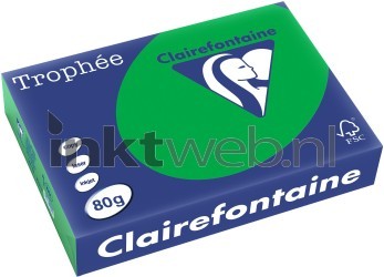 Clairefontaine A4 papier gekleurd Biljartgroen Front box