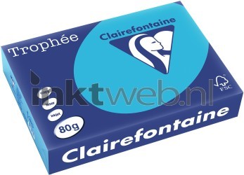 Clairefontaine A4 papier gekleurd Koningsblauw Front box