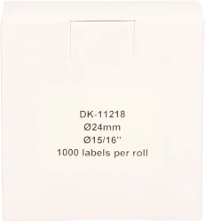 FLWR Brother  DK-11218 24 mm x 24 mm  wit Back box