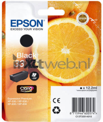 Epson 33XL zwart Front box