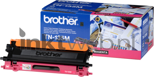 Brother TN-135M magenta Combined box and product