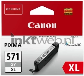 Canon CLI-571XL grijs Front box