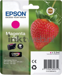 Epson 29 magenta Front box