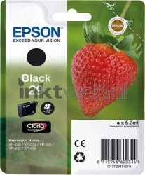 Epson 29 zwart Front box