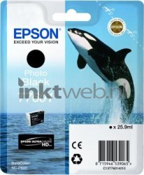 Epson T7601 foto zwart Front box