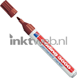Edding 3000 Permanentmarker rond 1.5-3mm bruin Product only