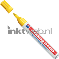 Edding 3000 Permanentmarker rond 1.5-3mm geel Product only