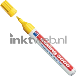 Edding 3000 Permanentmarker rond 1.5-3mm geel Product only