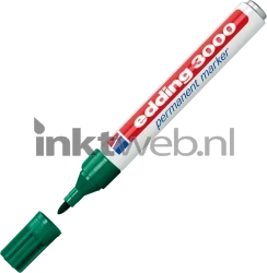 Edding 3000 Permanentmarker rond 1.5-3mm groen Product only