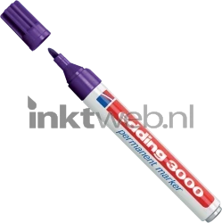 Edding 3000 Permanentmarker rond 1.5-3mm paars Product only