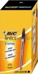 BIC Balpen Cristal medium 50-pack zwart