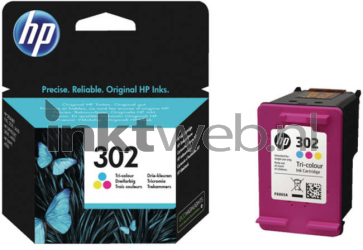 HP 302 kleur Combined box and product