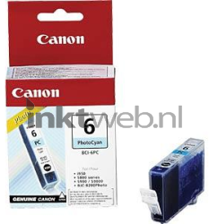Canon BCI-6PC foto cyaan Combined box and product