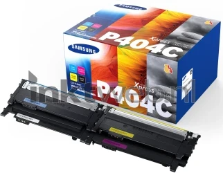 Samsung CLT-P404C Multipack zwart en kleur Combined box and product