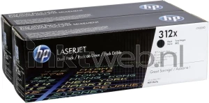 HP 312XD 2-pack zwart