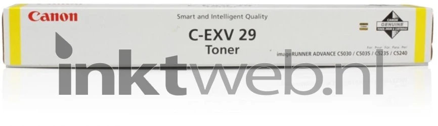 Canon C-EXV 29 geel Front box