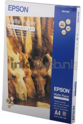 Epson  C13S041256 fotopapier Mat | A4 | 167 gr/m² 1 stuks Front box