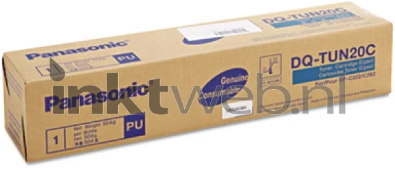 Panasonic DQ-TUN20C cyaan Front box