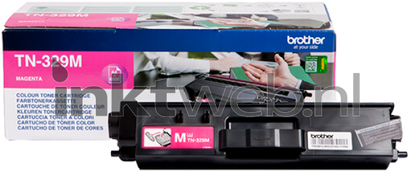 Brother TN-329M magenta Combined box and product