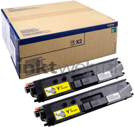 Brother TN-329Y 2-pack geel Combined box and product