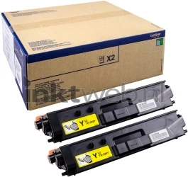 Brother TN-329Y 2-pack geel Combined box and product