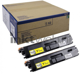 Brother TN-900Y TWIN geel Combined box and product