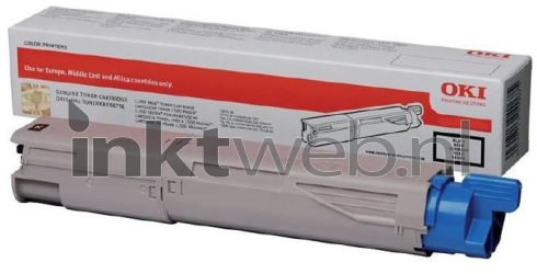Oki MC853 magenta Combined box and product