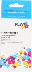 FLWR Epson 33XL (T3351) zwart Front box