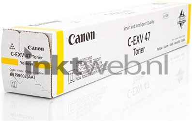 Canon C-EXV 47 geel Front box