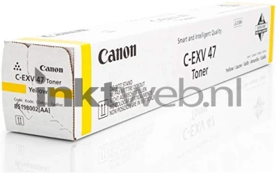 Canon C-EXV 47 geel Front box