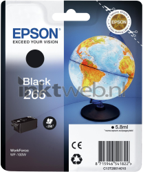 Epson GLOBE 266 zwart Front box