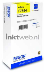 Epson T7544 geel Front box