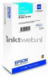 Epson T7542 cyaan Front box