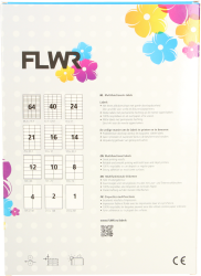 FLWR 40 stickers per A4 Back box