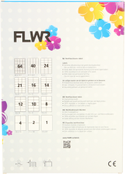 FLWR 2 stickers per A4 Back box