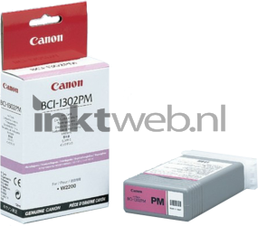 Canon BCI-1302PM foto magenta Combined box and product