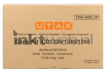 Utax CD1230 zwart Front box