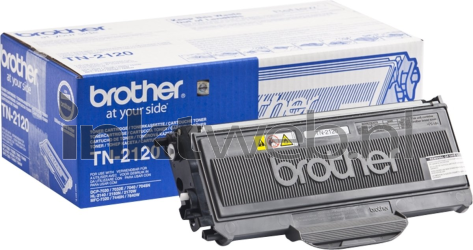 Brother TN-2120 zwart Combined box and product