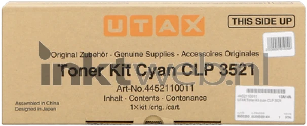 Utax CLP3521 cyaan Front box