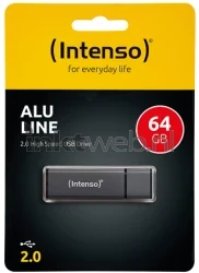 Intenso Alu Line USB Drive 64GB Antraciet Front box