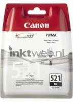 Canon CLI-521BK (MHD 004    -   mei-23) zwart