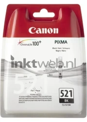 Canon CLI-521BK zwart Front box