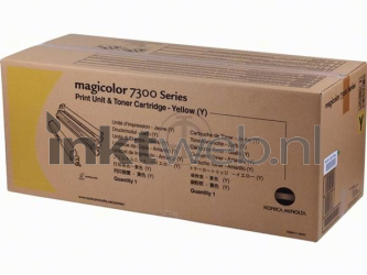 Konica Minolta MC7300 geel Front box