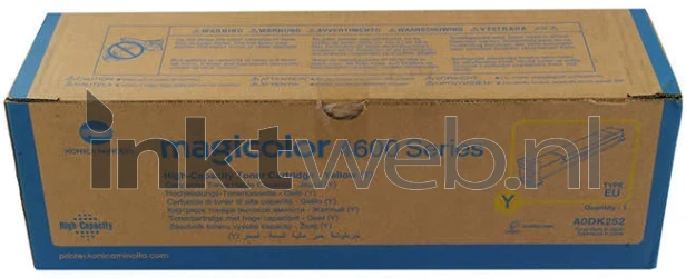 Konica Minolta A0DK252 geel Front box