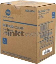 Konica Minolta A0X5454 cyaan Front box