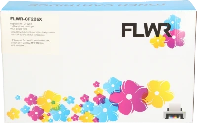 FLWR HP 26X zwart Front box