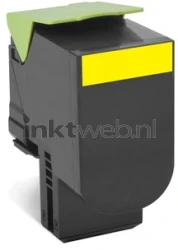 Huismerk Lexmark 702HY geel Product only